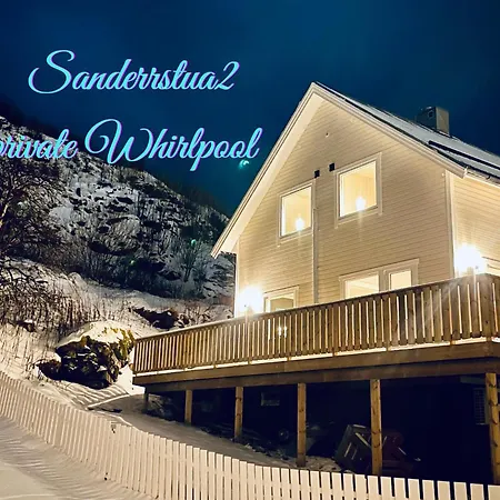 بيت للعطل Sandersstua 2, Luxury Family With Private Whirlpool In Stamsund Vestvagoy