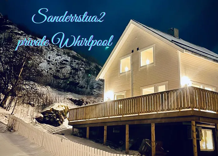 Дом отдыха Sandersstua 2, Luxury Family With Private Whirlpool In Stamsund Vestvagoy